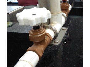 steam valve knob diy 3d print model - Mito3D