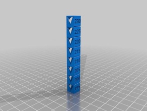 torre temperatura 195-230 3d printing tests customized 3d print model - Mito3D