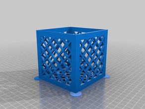 100x100x100 box containers customized 3d print model - Mito3D