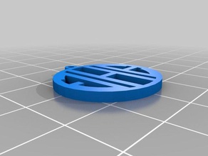 mi monograma personalizado colgante de varios bucles la joyería 3d print model - Mito3D