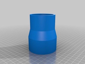 bandsaw - dust collector adapter parts customized 3d print model - Mito3D