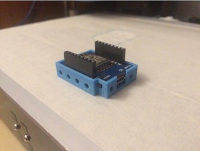 esp82266 mini d1 wemos like holder electronics 3d print model - Mito3D
