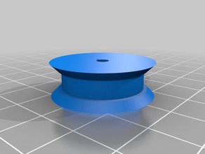 my customized simple pulley gear 2 robotics 3d print model - Mito3D