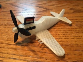 p-40 sd holder 3d printing aircraft airplane 3d print model - Mito3D
