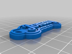 jonay Schlüsselanhänger kundengebundene 3d print model - Mito3D