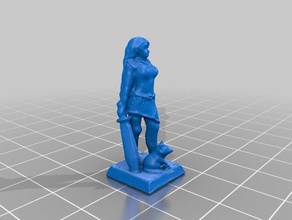 pocahontas warrior models 28mm 28mmscale base miniature disney dnd dungeons dragons dungeon fighter indian miniwargaming native american princess raccoon scale sword tabletop tabletopgame game games gaming mini rpg wargame wargames wargaming wargamming 3d print model - Mito3D