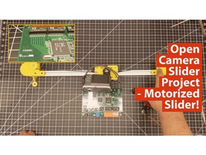 motorized camera slider parts diy 3d print model - Mito3D