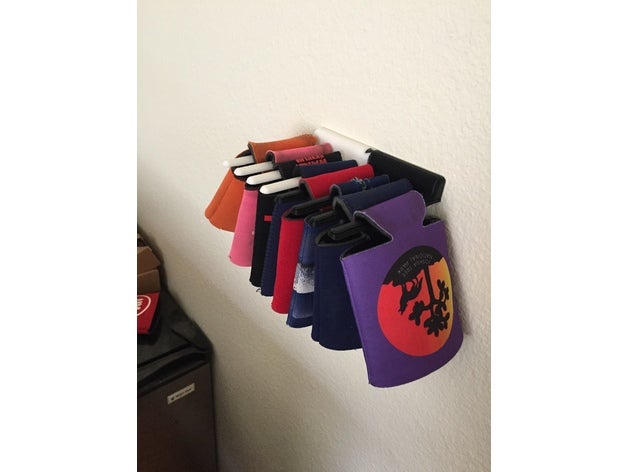 koozie rack organization beer 3D print model - Mito3D