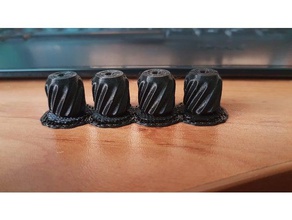 m3 custom thumb nut 3d printer accessories thumbnut 3d print model - Mito3D