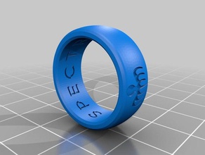 espectro do anel anéis 3d print model - Mito3D