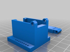 esp-12 pogo pin de montaje la electrónica 3d print model - Mito3D
