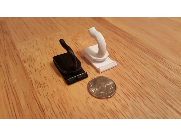 kitchen utensil bar replacement clip & dining fork holder utensils part spoon 3D print model - Mito3D