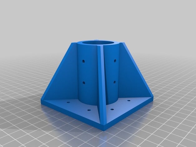 meine angepasste parametrische Befestigung Tischbein -openscad diy kundengebundene 3D print model - Mito3D