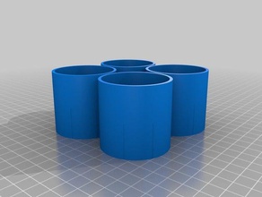 conjunto de ruedas hobby personalizado 3d print model - Mito3D