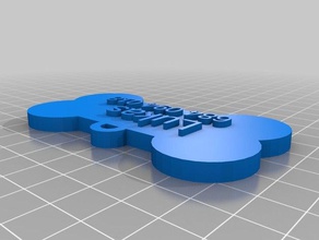 chapa lucas animais de estimação personalizado 3d print model - Mito3D