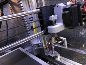 knob z height adjustment screw 3d printer parts adjustable endstop adjuster z-stop stop 3d print model - Mito3D