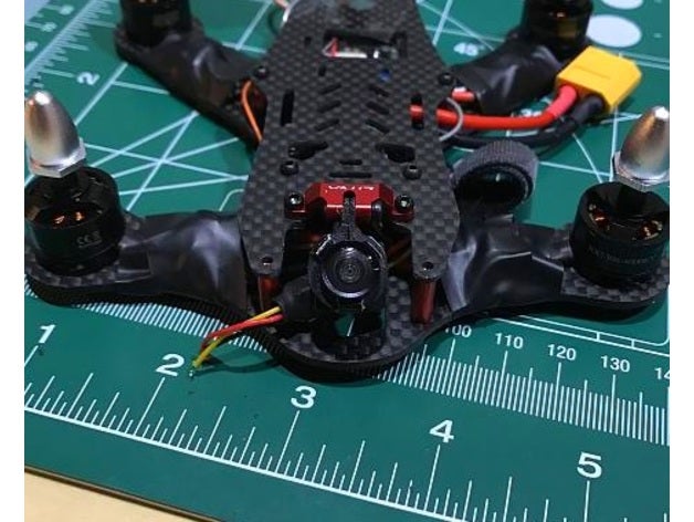 micro-Kamera-mount-zap 130 Rahmen r c Fahrzeuge 7,5 mm Kamera fpv microquad miniquad mount speedix zap 3D print model - Mito3D