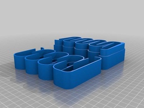 aa battery dispenser - alelaf organization customized 3d print model - Mito3D