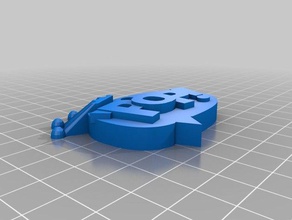 pop-Schlüsselanhänger 3d-drucken 3d print model - Mito3D
