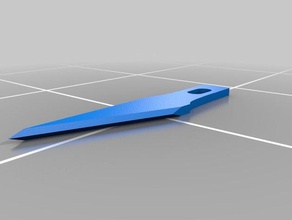 x-acto Messer hand-Werkzeuge Klinge 3d print model - Mito3D