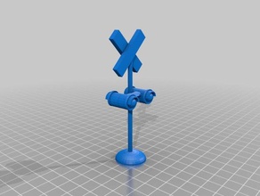 railroad crossing 3d printing 3d print model - Mito3D
