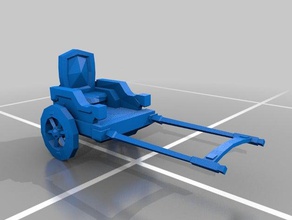 world warcraft - pandaren rickshaw toys & games 3d print model - Mito3D