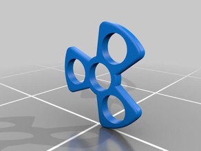 biohazard fidget mão giratório spinner 3d print model - Mito3D