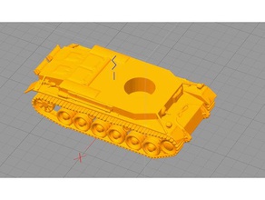 vk 3001 p ww2 veículos modelo tanque tanques mundo a segunda guerra mundial 3d print model - Mito3D