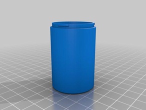meine angepasste Bajonett-container-base1 Container kundengebundene 3d print model - Mito3D