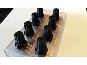 potenciômetro de botão eletrônica 3d print model - Mito3D