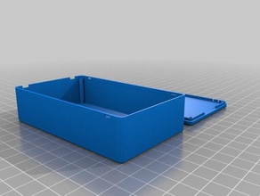 a eletrônica do projeto caixa de 100x60x27mm 3d print model - Mito3D