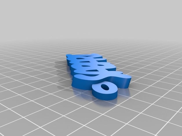 faltoos sabari tasarlanmış Anahtarlık özelleştirilmiş 3D print model - Mito3D