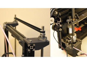tevo tarantula dual z-verstellbare z-Endschalter 3d-Drucker Teile verstellbare z Endabschalter dual-rod dual-z vertauscht motor 3d print model - Mito3D
