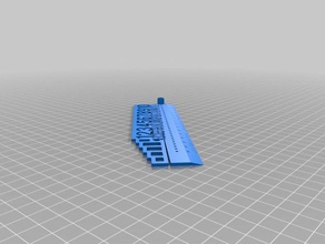 learning ruler 20 3d print model - Mito3D