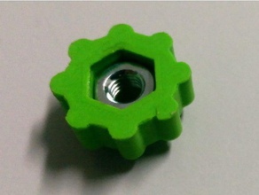 parametric knob parts 3d print model - Mito3D