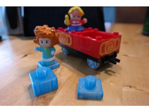lego Çift ya da adaptör fisher fiyat küçük insanlar oyuncak & oyun aksesuarları fisher-price 3d print model - Mito3D