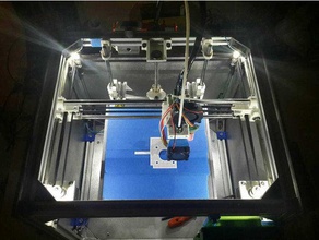 2020 led de alimentación la esquina soporte hipercubo Impresora 3d las piezas 3d print model - Mito3D