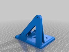 my customized anet a8 e3d v6 carriage bowden mount 80 2mm 3d printer parts 3d print model - Mito3D