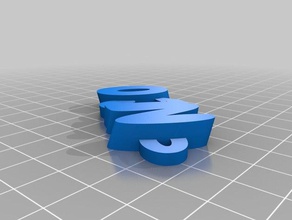 nico 1 keychains customized 3d print model - Mito3D