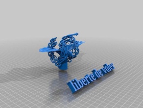 libert voler heykeller 3d print model - Mito3D