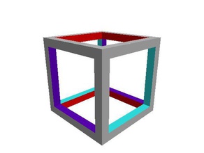 cubo con ranuras modelli 3d print model - Mito3D