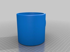 drink mug kitchen & dining coffee cup simple tea 3d print model - Mito3D
