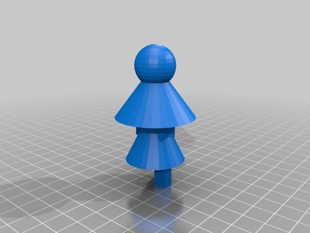 person walking 3D print model - Mito3D