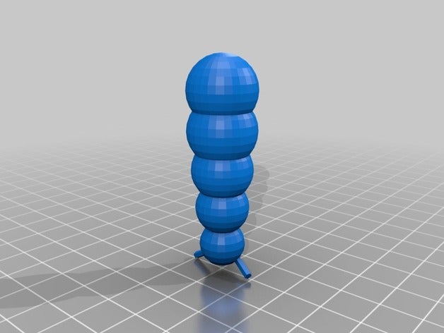 arcobaleno worm 3D print model - Mito3D