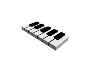 piyano modelleri 3d print model - Mito3D