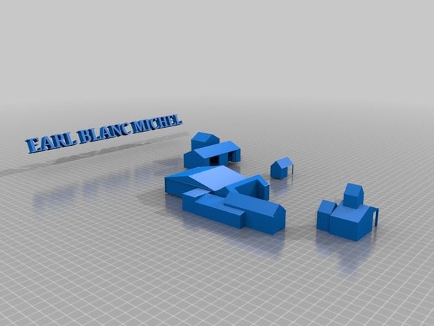 l'exploitation agricole bâtiments et structures 3D print model - Mito3D