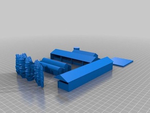 exploitation agricole Gebäude & Strukturen 3d print model - Mito3D