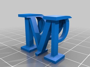 meu personalizados alphagram a moda personalizado 3d print model - Mito3D