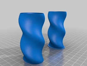 sliding twist containers 3 customized 3d print model - Mito3D