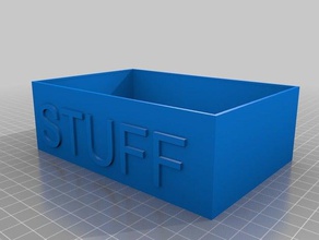 cosas de la caja Impresora 3d accesorios cuadro contenedor 3d print model - Mito3D
